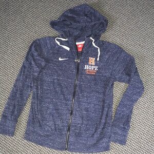 Nike Navy Blue Hope Swimming & Diving Zip‎ Hoodie